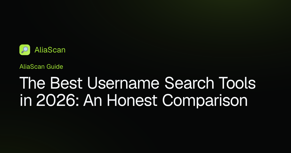 The Best Username Search Tools in 2026: An Honest Comparison
